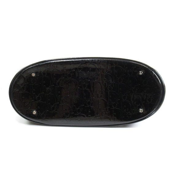 Christian Dior Embossed Tote Bag Patent Leather - Picture 3 of 8